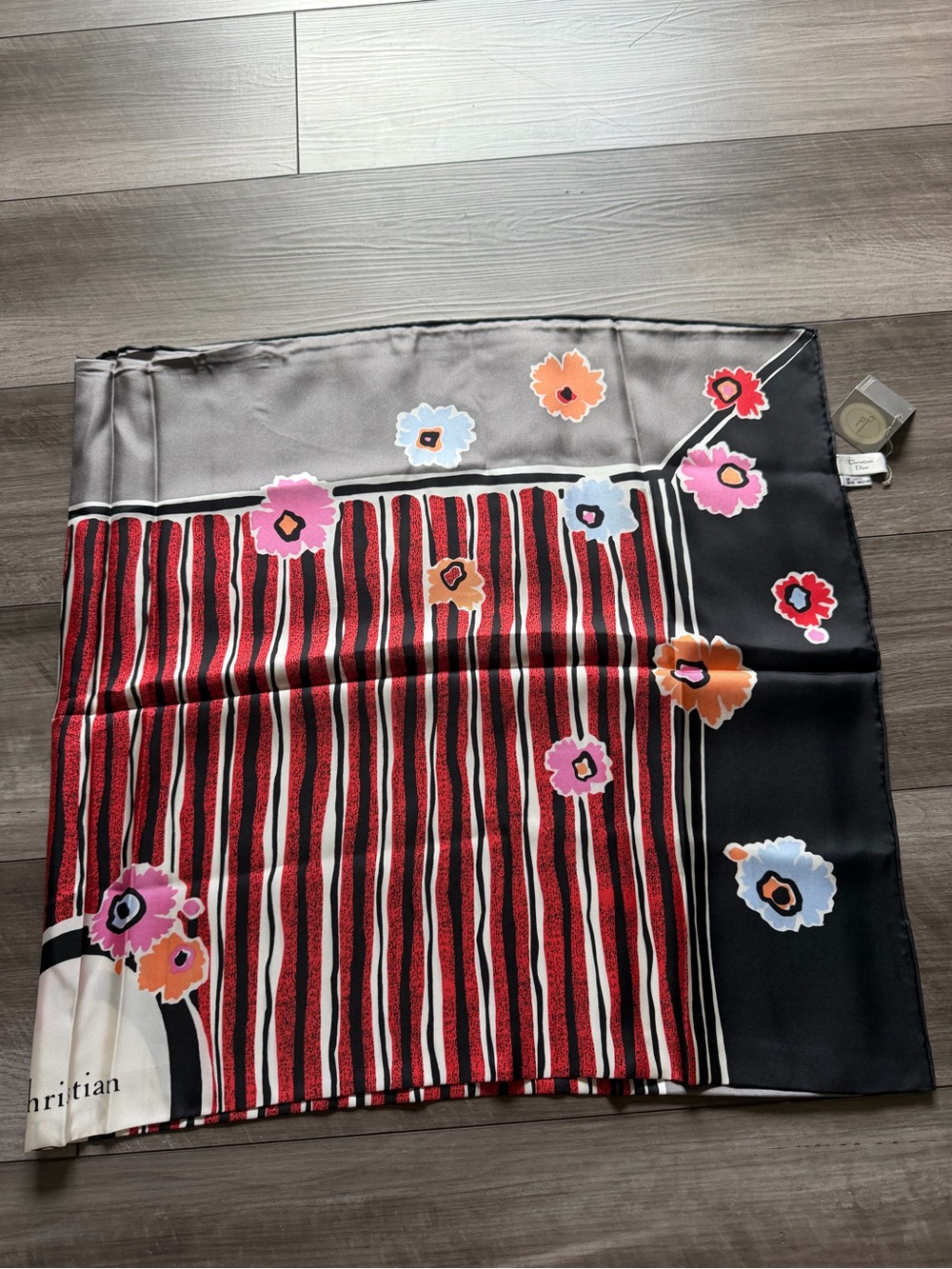 CHRISTIAN DIOR Silk Scarf NWT - Picture 5 of 5